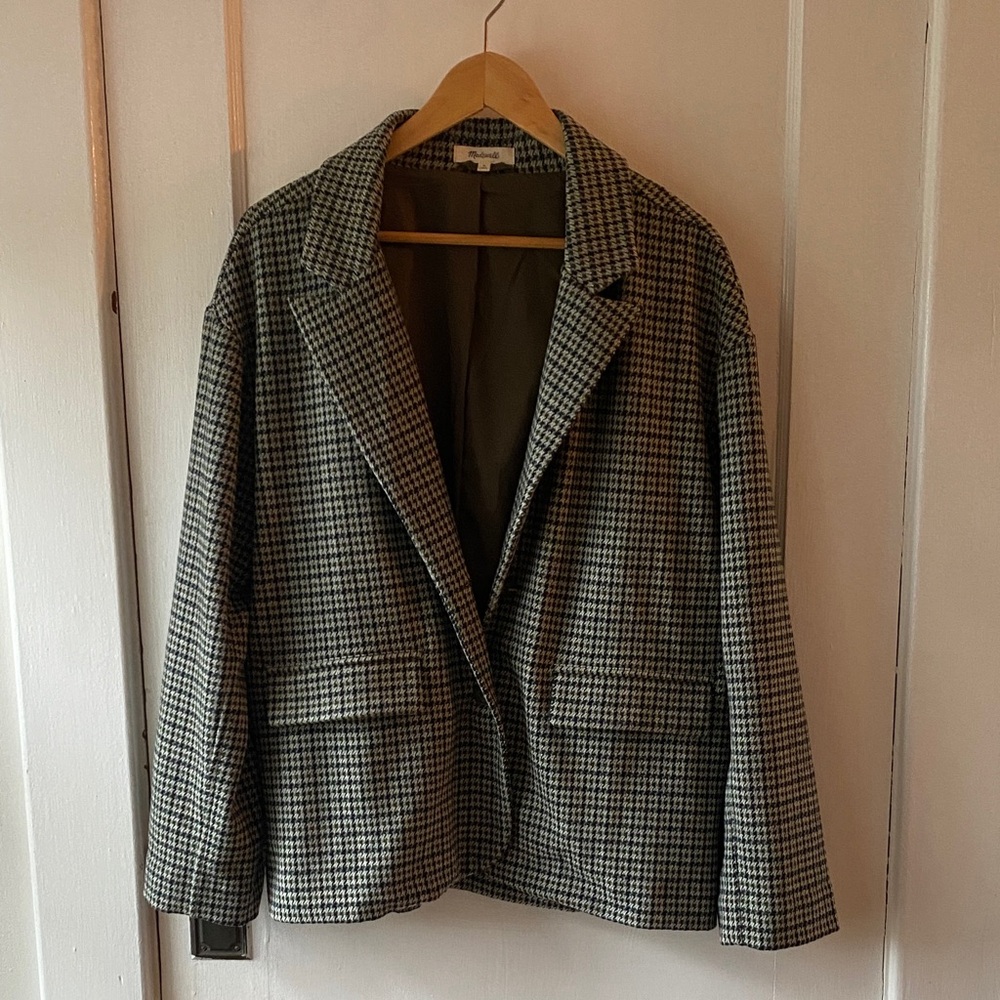 Madewell Classic Houndstooth Blazer